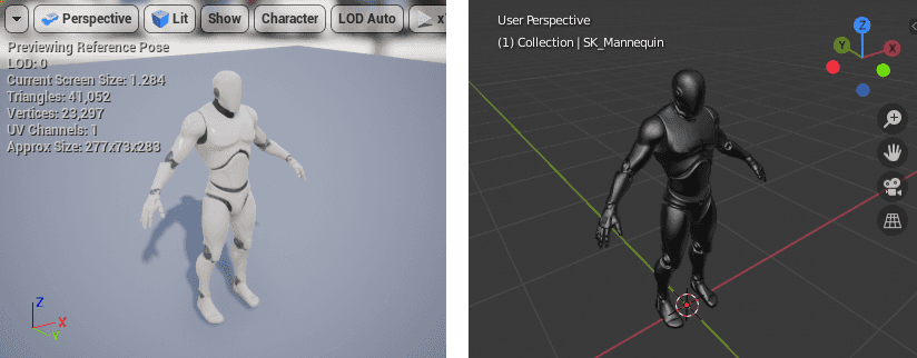 Importing blender model - Character & Animation - Epic Developer